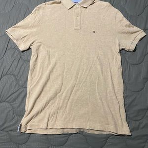 Tommy Hilfiger Large Men Custom Fit Tan Like New
